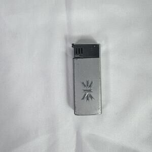 JJJ Pinnacle Butane Lighter Vintage Starburst Engraving, Fluid/Wick Lighter